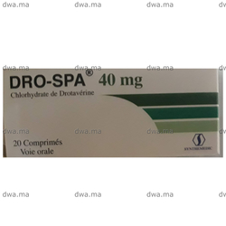 medicament DRO-SPA40 MGBoite de 20 maroc