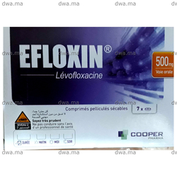 medicament EFLOXIN500 MGBoite de 7 maroc
