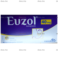medicament EUZOL40 MGBoite de 14 maroc