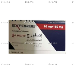 medicament EXFORGE10 MG / 160 MGBoîte de 28 maroc