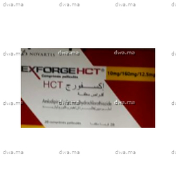 medicament EXFORGE HCT10 MG / 160 MG / 12,5 MGBoite de 28 maroc