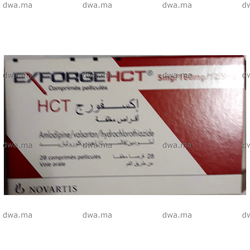 medicament EXFORGE HCT5 MG / 160 MG / 12,5 MGBoite de 28 maroc