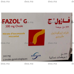 medicament FAZOL300 MGBoîte de 3 maroc