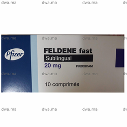 medicament FELDENE FAST20 MGBoîte de 10 maroc