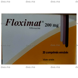 medicament FLOXIMAT200 MGBoîte de 20 maroc