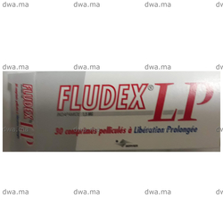medicament FLUDEX1,5 mgBoîte de 30 comprimés pelliculés à libération prolongée maroc