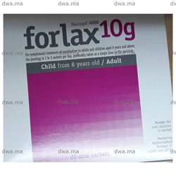 medicament FORLAX10 gBoîte de 20 Sachets maroc