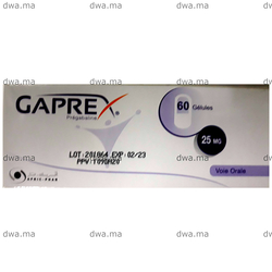 medicament GAPREX25 MGBoite de 60 maroc