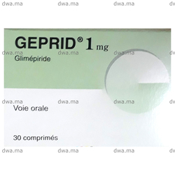 medicament GEPRID1 MGBoîte de 30 maroc