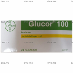 medicament GLUCOR100 MGBoîte de 30 maroc
