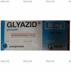 medicament GLYAZID80 mg CompriméBoîte de 60 maroc