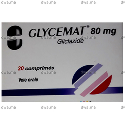 medicament GLYCEMAT80 mgBoîte de 20 maroc