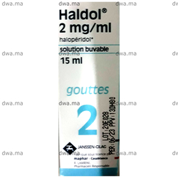 medicament HALDOL FORT2 mg/mlBoîte de 1 Flacon de 15 ml maroc