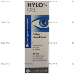 medicament HYLO-GELFlacon de 10 ML maroc