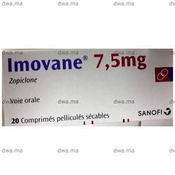 medicament IMOVANE7,5 MGBoîte de 20 maroc