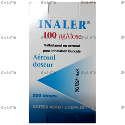 medicament INALER100 µGFlacon 200 doses maroc