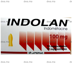 medicament INDOLAN100 mgBoîte de 10 maroc