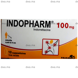 medicament INDOPHARM100 mgBoîte de 10 maroc