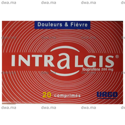 medicament INTRALGIS200 mg Comprimé pelliculéBoîte de 20 maroc