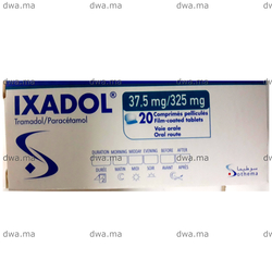 medicament IXADOL37.5 MG / 325 MGBoite de 20 maroc