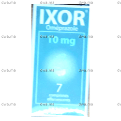 medicament IXOR10 MG, Comprimé effervescentBoîte de 7 maroc