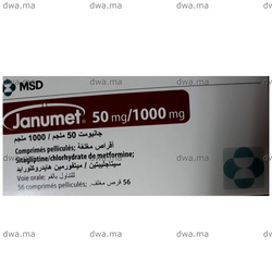 medicament JANUMET50/1000 MGBoîte de 56 maroc