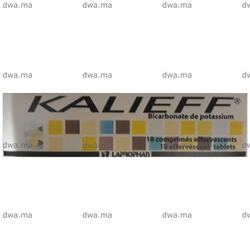 medicament KALIEFF1,4g Comprimé effervescentBoîte de 18 maroc