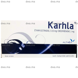 medicament KARHLA0.03 MG / 3 MGBoite de 21 maroc