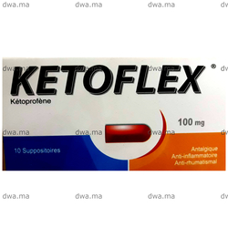 medicament KETOFLEX100 mgBoîte de 10 maroc