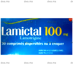 medicament LAMICTAL100 MGBoîte de 30 maroc