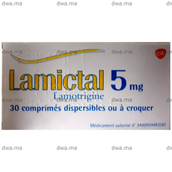 medicament LAMICTAL5mgBoîte de 30 maroc