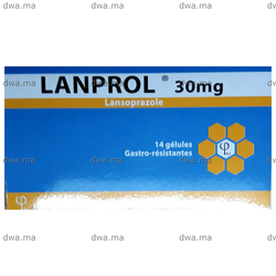 medicament LANPROL30mgBoite de 14 maroc