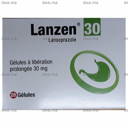 medicament LANZEN30 MGBOITE DE 28 GÉLULES maroc