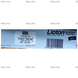 medicament LIOTON1000Tube de 50 G maroc