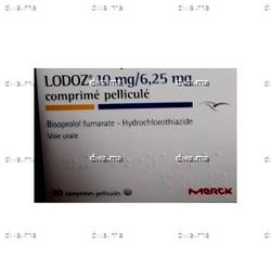 medicament LODOZ10 MG / 6,25 MGBoîte de 30 maroc
