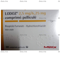 medicament LODOZ2,5 MG / 6,25 MGBoîte de 30 maroc