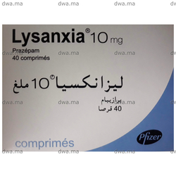 medicament LYSANXIA10 MGBoîte de 40 maroc