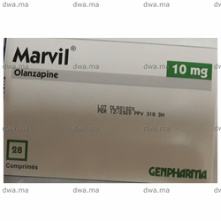 medicament MARVIL10 MGBoîte de 28 maroc