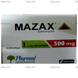 medicament MAZAX500 MGBoite de 3 maroc