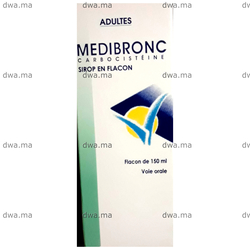 medicament MEDIBRONC ADULTE5 g/100 mlFlacon de 150ml maroc