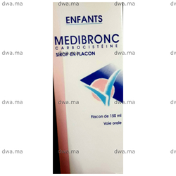 medicament MEDIBRONC ENFANT2 g/100mlFlacon de 150 ml maroc