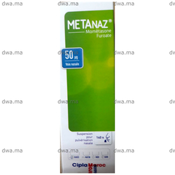 medicament METANAZ50 µgFlacon de 140 doses maroc