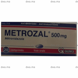 medicament METROZAL500 MGBoîte de 20 maroc