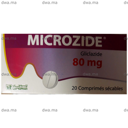 medicament MICROZIDE80 mg Comprimé sécableBoîte de 60 maroc