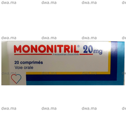 medicament MONONITRIL20 MGBoîte de 20 maroc