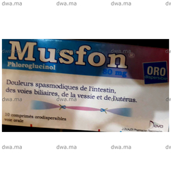 medicament MUSFON80 MGBoite de 10 maroc