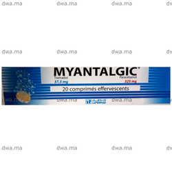 medicament MYANTALGIC20 comprimés effervessents maroc