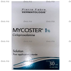 medicament MYCOSTER0,01Boîte de 1 Flacon de 30 ml maroc