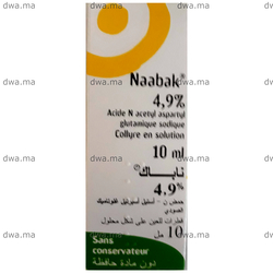 medicament NAABAK4,9 %Flacon de 10ml maroc