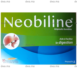 medicament NEOBILINEBoite de 10 ampoules buvables maroc